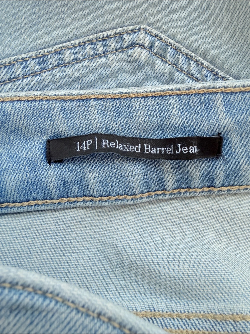 Talbots Relaxed Barrel Jean Denim Ankle Length High Waist Women's 14 Petite. NWT - Picture 11 of 14